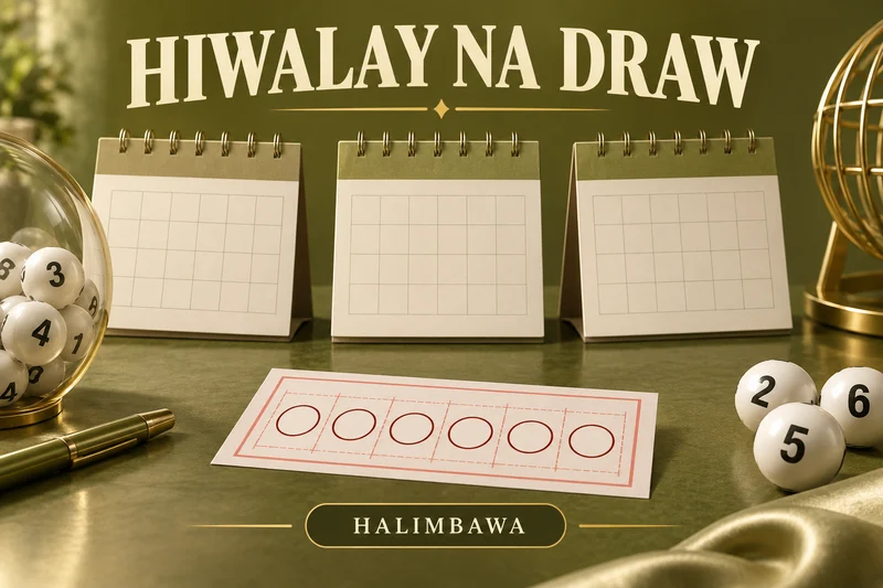 Original lottery illustration: Multiple independent events. Sample labels, not actual results.